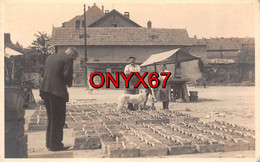 Carte Photo STRASBOURG-ROBERTSAU-67-Bas-Rhin-Maraicher-Marché Vente D'Asperges-Photo Schenckbecker, Strasbourg-Neudorf - Strasbourg