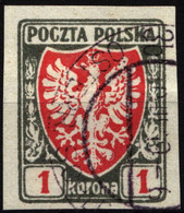 Poland 1919 Fi 65 The Polish Eagle On Heraldic Shield - Usados