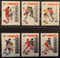 RWANDA  - MNH** - 1990 - # 1360/1365 - Unused Stamps