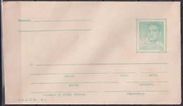 1968-EP-82 CUBA 1968 POSTAL STATIONERY JOSE A. ECHEVARRIA UNUSED ERROR DISPLACED. - Cartas & Documentos