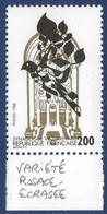 France N°2516 Variété Rosace écrasée Et Surencrage Du Doré TTB - Unused Stamps