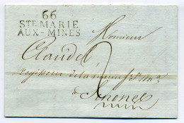 66 SAINTE MARIE AUX MINES  / Dept Du Haut Rhin / 1811 - 1801-1848: Vorläufer XIX