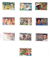 A) 2001, SOUTH AFRICA, NATIONAL SPORTS HEROES, ATHLETICS-Hezekiel Sepeng, FOOTBALL-Lucas Radebe, SWIMMING-Terrence Parki - Storia Postale