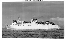Photo Bateau Identifié Transport " Comte De Nice " - Barche