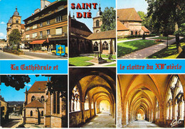 88 - Saint Dié - La Cathédrale Et Le Cloître Du XIIe Siècle - Multivues - Saint Die