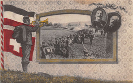 Militaria Besuch Von Kaiser Wilhelm II   Manöver 1912  - Schweizer  Armee - Armée Suisse  Ittingen - Elm