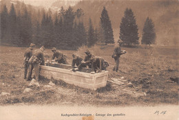 Militaria Kochgeschirr-Reinigen - Lavage Des Gamelles - Schweizer Armee - Armée Suisse - Autres & Non Classés