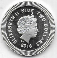 NIUE - Two Dollars  2018 - Chouette D' Athènes - Niue