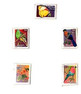 A) 2000, SOUTH AFRICA, BUTTERFLIES, BIRDS AND FLOWERS, FALSE DOTTED EDGE, AFRICAN VINAGO, CRESTIMORADO TURACO, BLACK-EYE - Cartas & Documentos