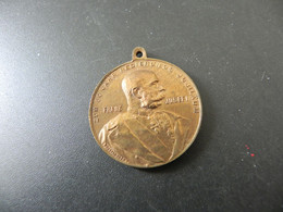 Medaille Austria Österreich - Regierungs Jubiläum Kaiser Franz Josef I. - Der Ortsschulrat Retz - 1908 - Non Classificati