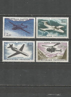 France - Poste Aérienne - N°38 à 41 ** - Nord-Aviation "Noratlas", Morane-Saulnier, Caravelle, Hélicoptère "Alouette" - 1927-1959 Mint/hinged