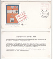 Une Enveloppe   RSA Prétoria  Année 1986  EMA   Empreinte Machine Test 1ere Utilisation Afrique Du Sud - Frama Labels