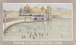 Bathing In Great Salt Lake, Utah (pk80829) - Salt Lake City