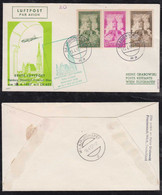 Saarland Saar 1957 FFC Erstflug SAARBRÜCKEN Nach WIEN Austria - Storia Postale