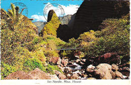 IAO NEEDLE, MAUI, HAWAII. Circa 1983 USED POSTCARD A1 - Maui