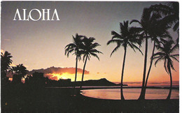 DIAMOND HEAD, OAHU, HAWAII, UNITED STATES. Circa 1992 USED POSTCARD. A9 - Oahu