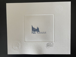 Monaco 2021 YT ? Epreuve D'artiste Camille Saint Saëns Music Piano Klavier Musik Musique Composer Catelin Bleu Blue - Unused Stamps