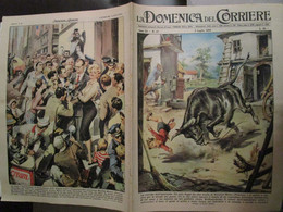 # DOMENICA DEL CORRIERE N 28 - 1956 TORO A MARSICO NUOVO (PZ) / GABRIELE D'ANNUNZIO / MARILYN MONROE - Premières éditions