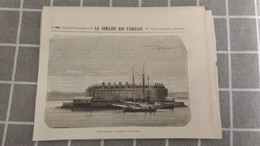 Affiche (gravure Ou Dessin) - Fort Lafayette à L'entrée De New York - Manifesti