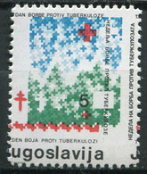 531.Yugoslavia 1986 Red Cross ERROR Moved Perforation MNH Michel 115A - Imperforates, Proofs & Errors