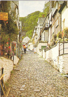 UP-A-LONG, CLOVELLY, DEVON, ENGLAND. .USED POSTCARD Ab6 - Clovelly