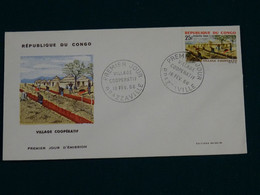 Congo 1966 Cooperative Village FDC VF - FDC