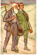 Schweiz Suisse 1924: Bild-PK SCHÜTZENVEREIN 1824-1924 CPI Société Suisse Des Carabiniers WIII 26 O NEUCHÂTEL 1.III.1948 - Tir (Armes)