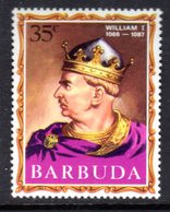 BARBUDA - 1970 ENGLISH MONARCHS WILLIAM I STAMP FINE MNH ** SG 42 - Barbuda (...-1981)