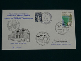 United Nations France 1979 Namimbia Strasbourg FDC VF - Lettres & Documents