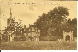 CP De ENGHIEN " Vue De La Porte Des Esclaves Et D'un Pavillon Du Parc " - Edingen