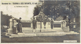 Tournay Monument Photo Lionel Durieu 15cmX8,5cm A. De Beule - Doornik