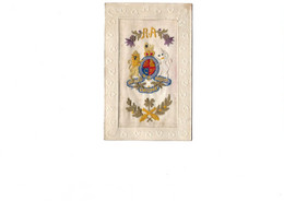 Militaria - Régiments - Régiment D'Artillerie - Brodées - Carte Brodée - état - Regiments