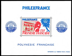 POLYNESIE 1982 - Yv. BF 6 (180) **   Cote= 21,00 EUR - Expo Phil. Philexfrance'82  ..Réf.POL25633 - Blocchi & Foglietti
