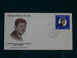 Congo 1973 J.F. Kennedy FDC VF - FDC