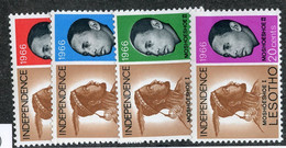 BC 7431 *Offers Welcome* 1966 Sc.1-4 Mnh** - Lesotho (1966-...)