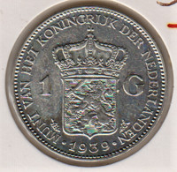 @Y@    Nederland  1  Gulden 1939  Wilhelmina   (5216) - 1 Florín Holandés (Gulden)
