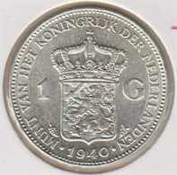 @Y@    Nederland  1  Gulden 1940  Wilhelmina   (5217) - 1 Florín Holandés (Gulden)