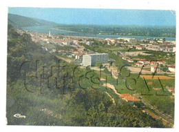 Le Pouzin (07) : Vue Aérienne Au Niveau Du Quartier Du Stade Terrain De Sports En 1988 GF. - Le Pouzin