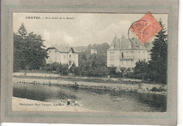 CPA - (88) CHATEL-sur-MOSELLE - Aspect Du Château Rive Droite De La Moselle En 1916 - Paul Testart - Chatel Sur Moselle