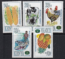 D0307  KENYA 1995,  SG 656-60  50th Anniv Food And Agriculture Organisation,  MNH - Kenya (1963-...)