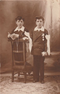 CARTE PHOTO COMMUNION JUMEAU - Communion