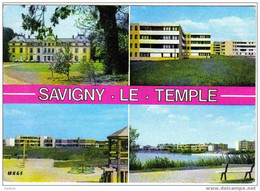 Carte Postale  77.   Savigny-le-Temple  C.E.S.  Louis-Armand   Institut Gustave Roussy  école  Très Beau Plan - Savigny Le Temple