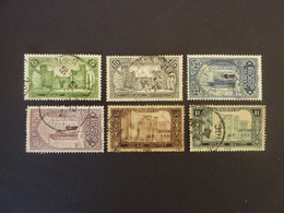 MAROC, Année 1917, YT N° 66-68-70-71-75-76 Oblitérés - Used Stamps