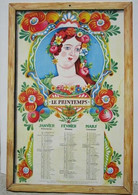 Calendrier 1985 Edition Doria Bilinguepar Trimestre Pour CCA Images Sous Verre Alsace - Grand Format : 1981-90