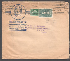 1938 Lettre   Tarif 0,80fr  361, 397 - Tariffe Postali