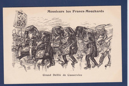 CPA Franc Maçonnerie Satirique Caricature Non Circulé - Filosofía & Pensadores