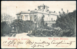 Greece Corfu Villa Royale 1900 To Balerna Switzerland Edition Farrougia - Greece