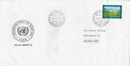 UN Genf - Umschlag Echt Gelaufen / Cover Used (f1230) - Brieven En Documenten