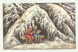 BUON NATALE  ILLUSTRATA A.COLLINO - VIAGGIATA FP - Otros & Sin Clasificación