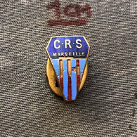 Badge Pin ZN007473 - Swimming Water Polo Waterpolo France CRS Chevalier Roze Sport Marseille - Natation